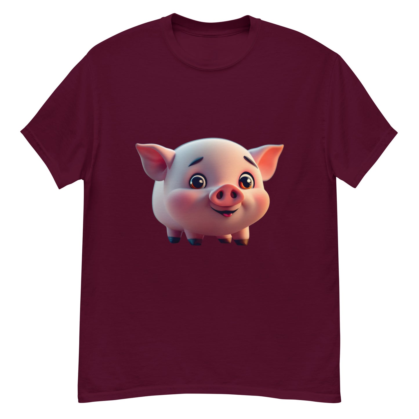 Funny Cartoon Pig T-Shirt - Spread Joy in Style!