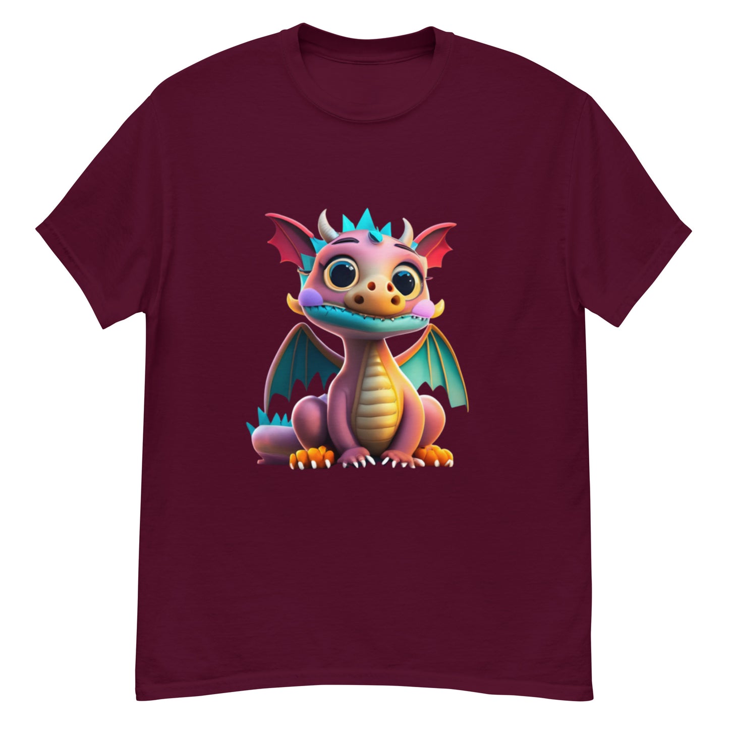 Rosa Drak-T-shirt