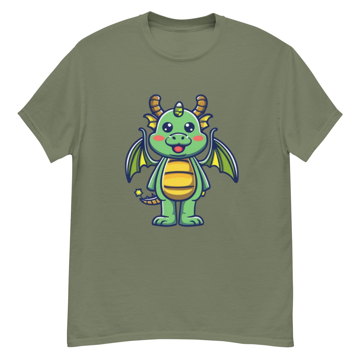 T-shirt Dragon with three horns | Playful and Unique Design