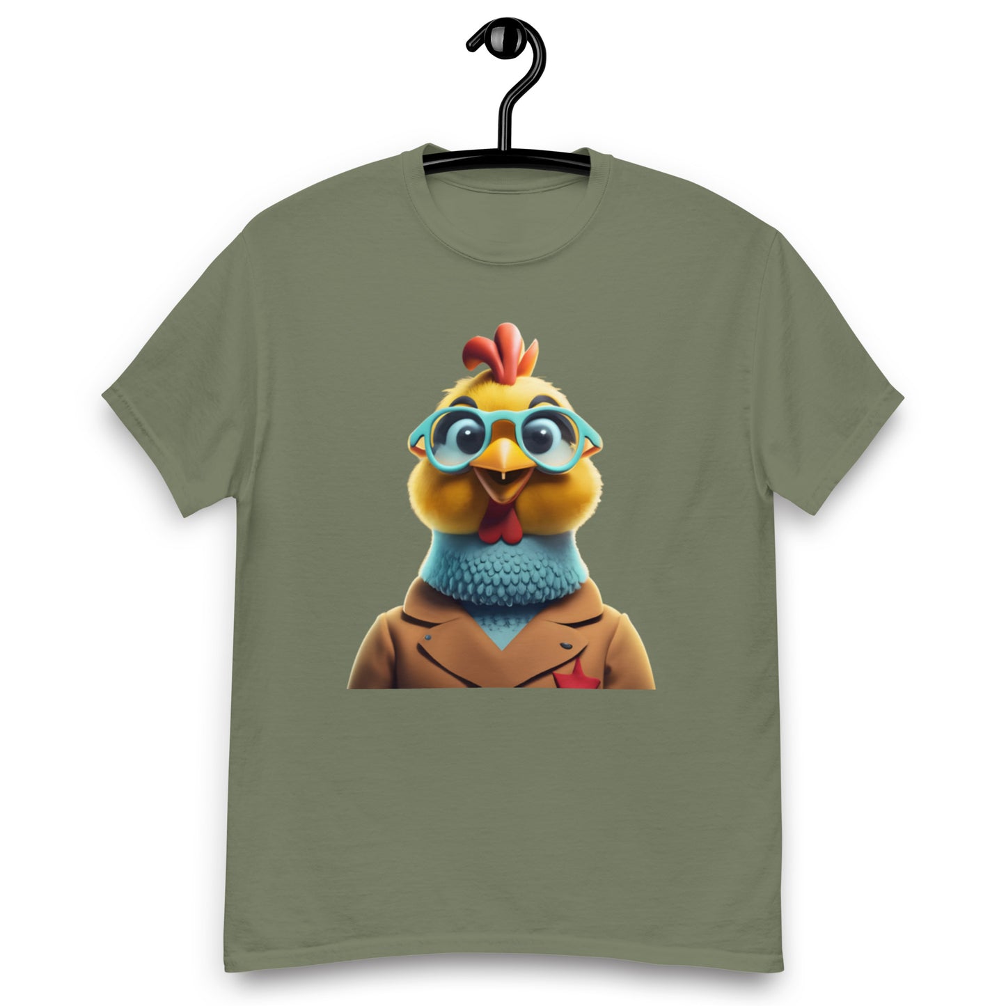 Cute Cartoon Chicken T-Shirt | Spread Joy with Our Crunchy Chicken!