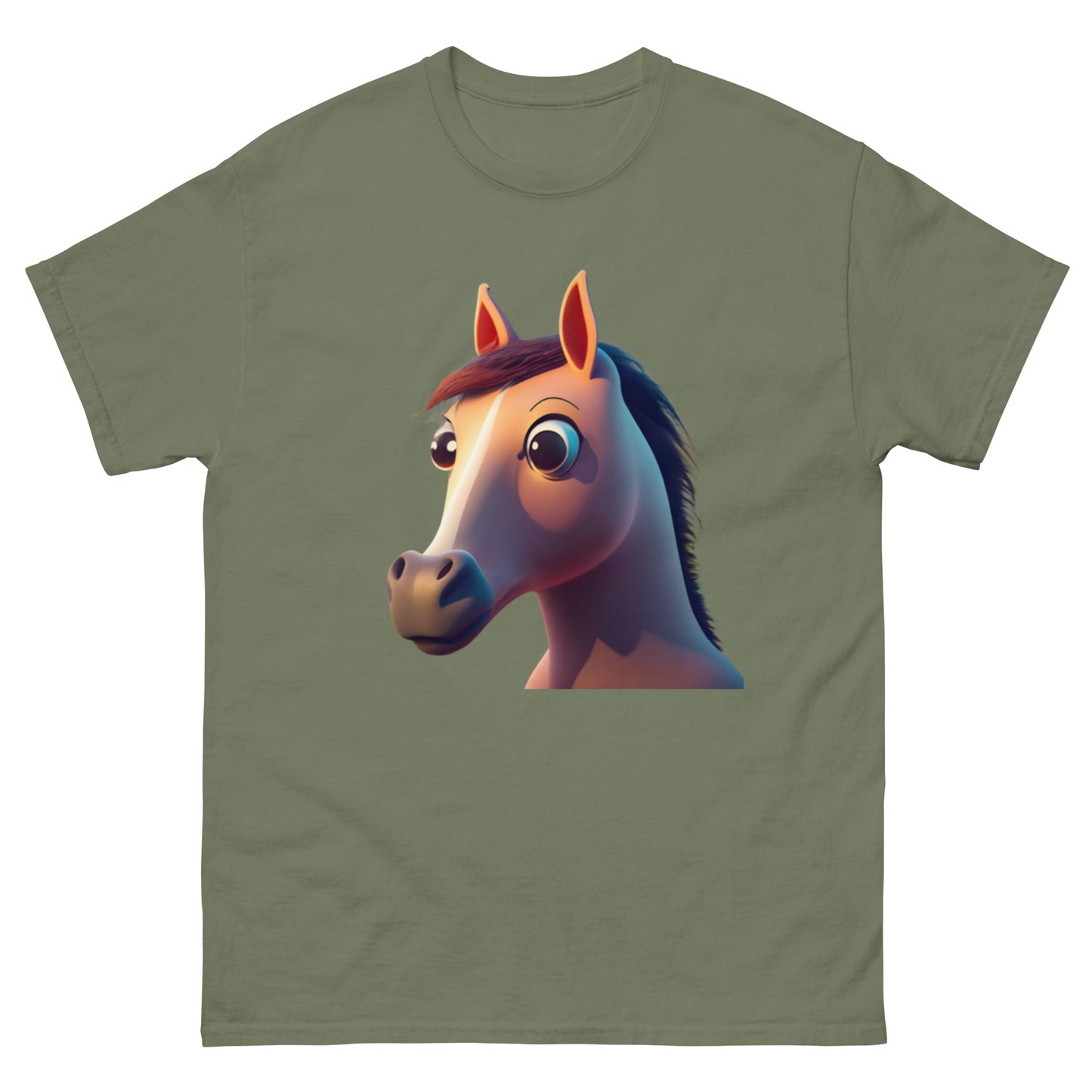 Realistic Horse T-shirt for Style and Charm!