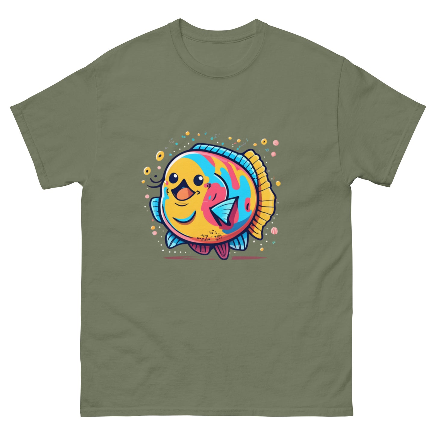 Funny Animated Fish T-shirt