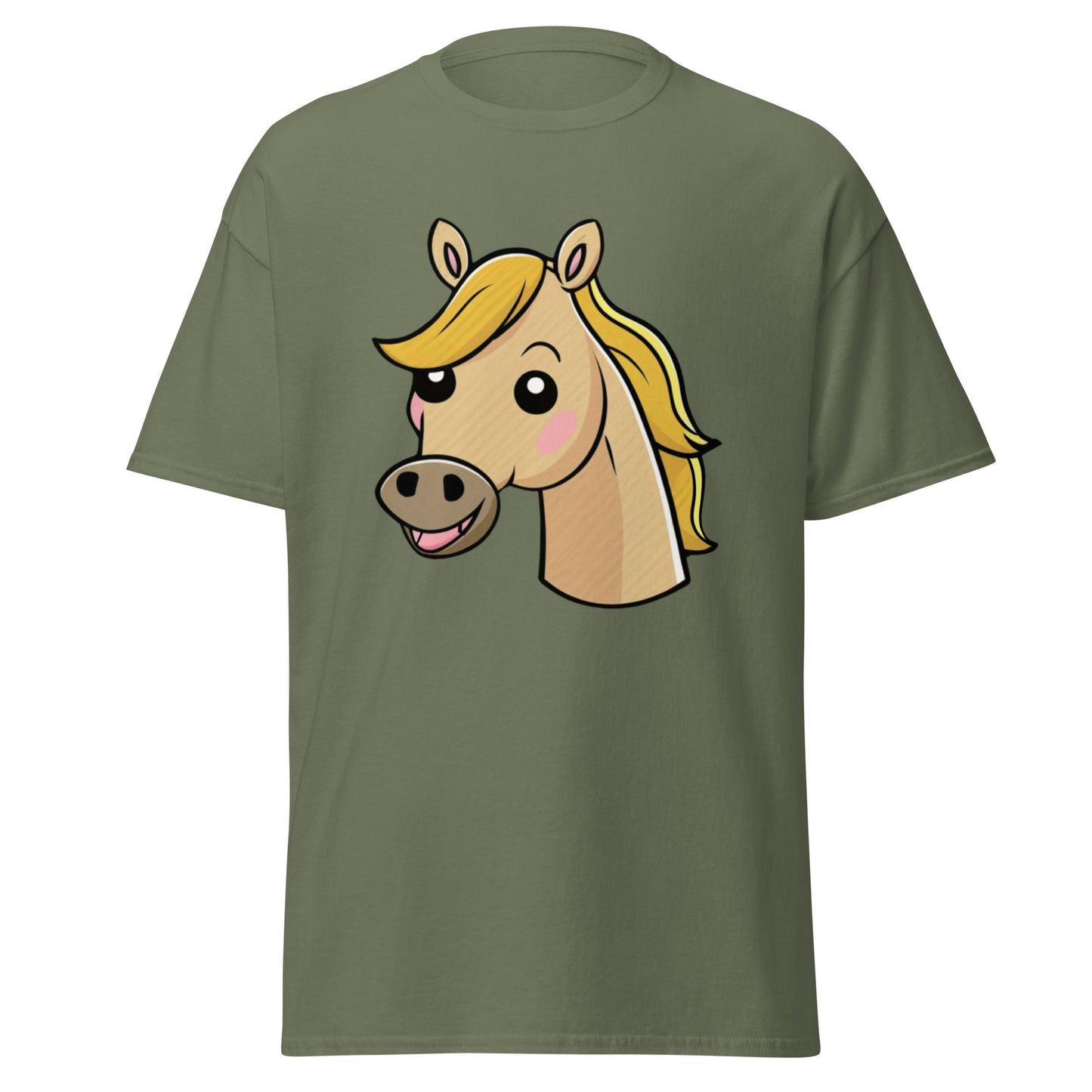Elegant T-shirt with horse motif