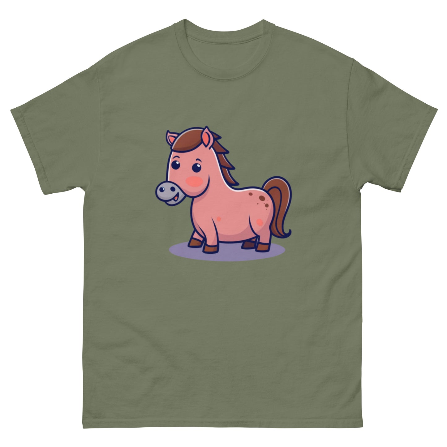 Stylish T-shirt with horse motif