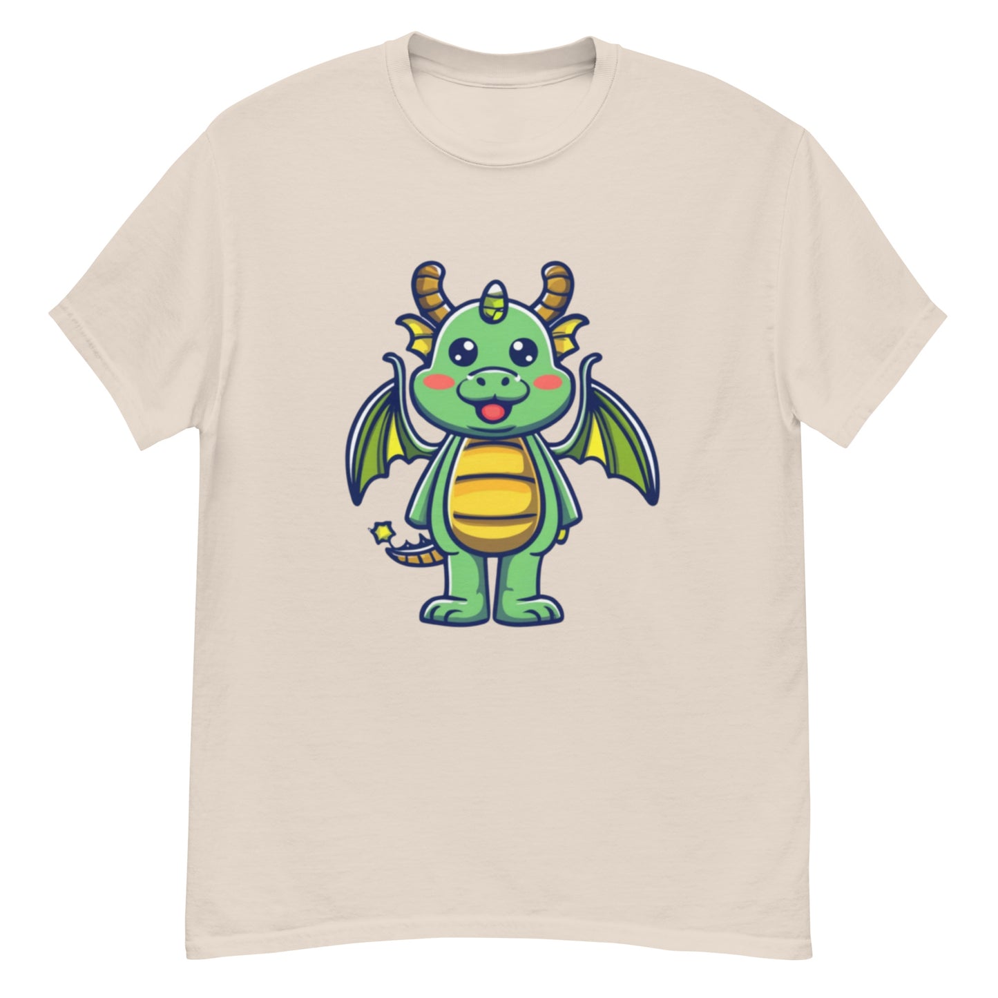 T-shirt Dragon with three horns | Playful and Unique Design
