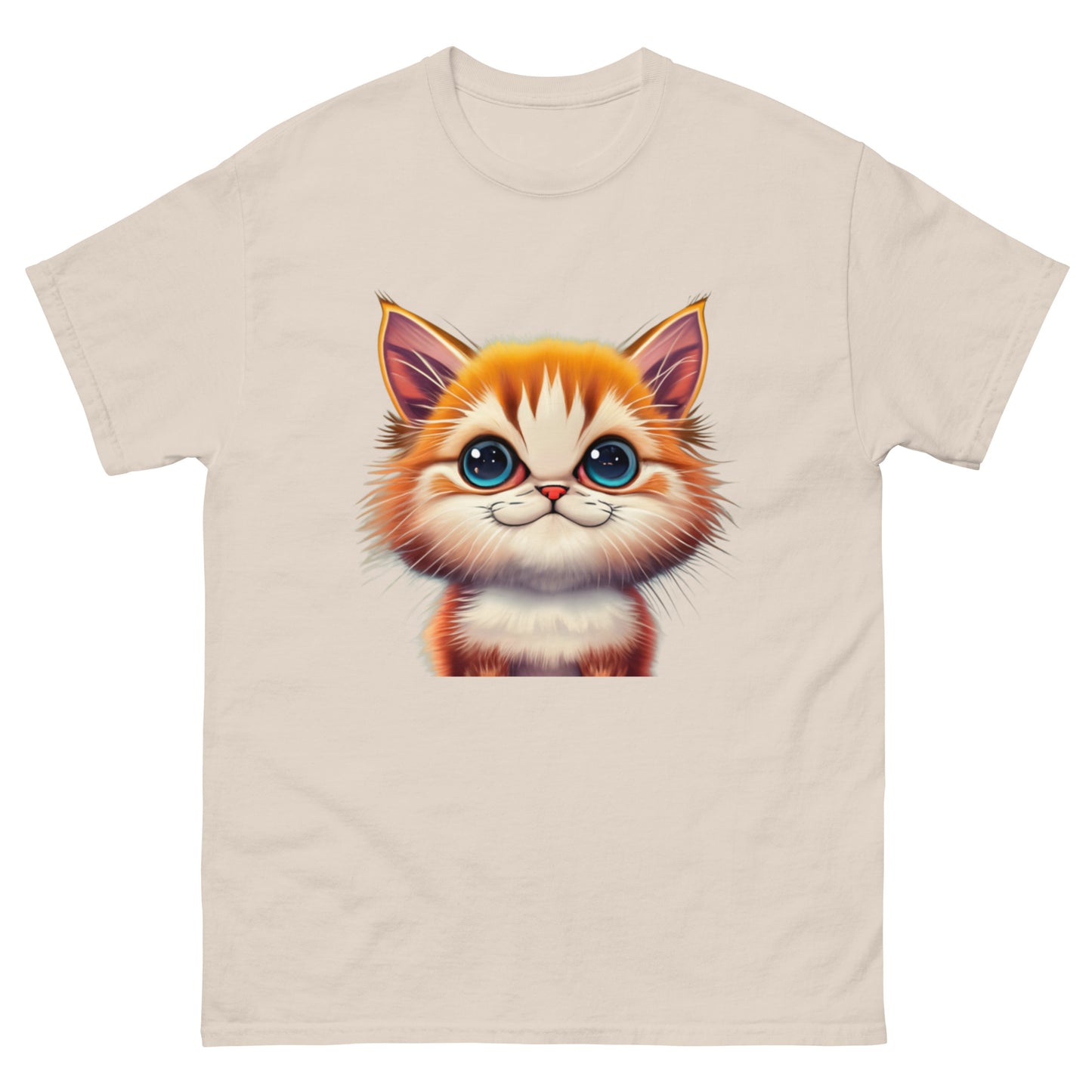 Cute Animated Cat T-Shirt | Playful Unique Design