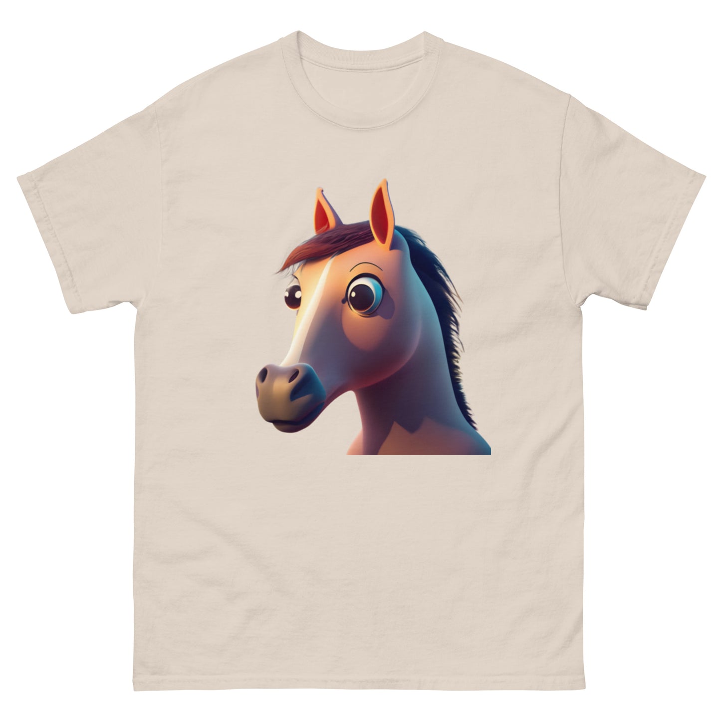 Realistic Horse T-shirt for Style and Charm!
