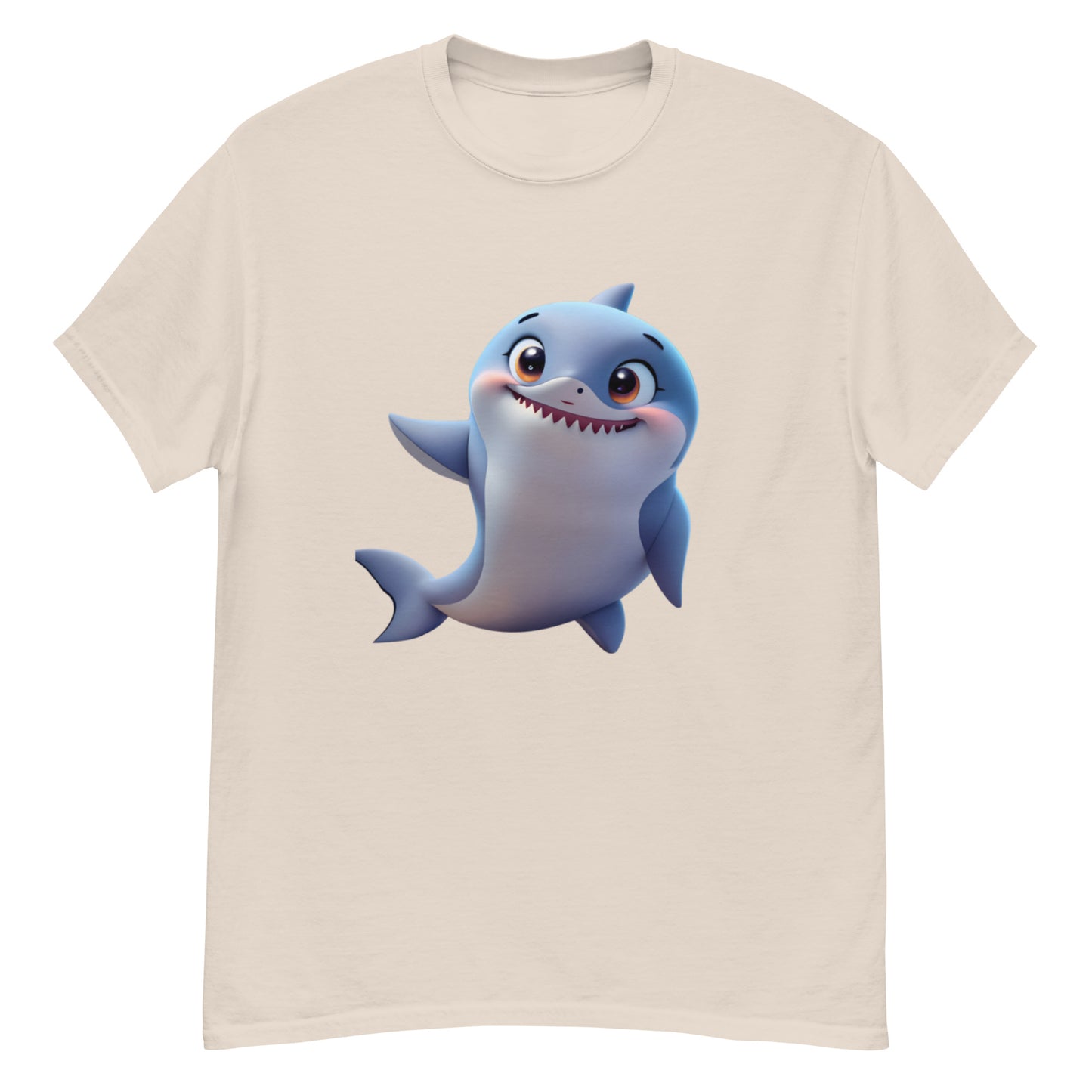 Animated Shark T-shirt in Cotton - Uniquely Designed