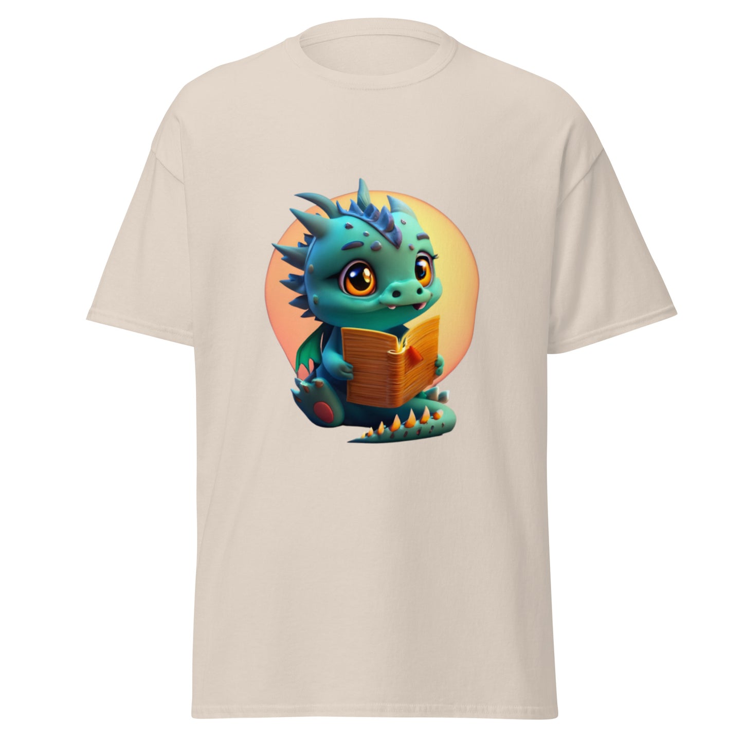 T-shirt Dragon with Book