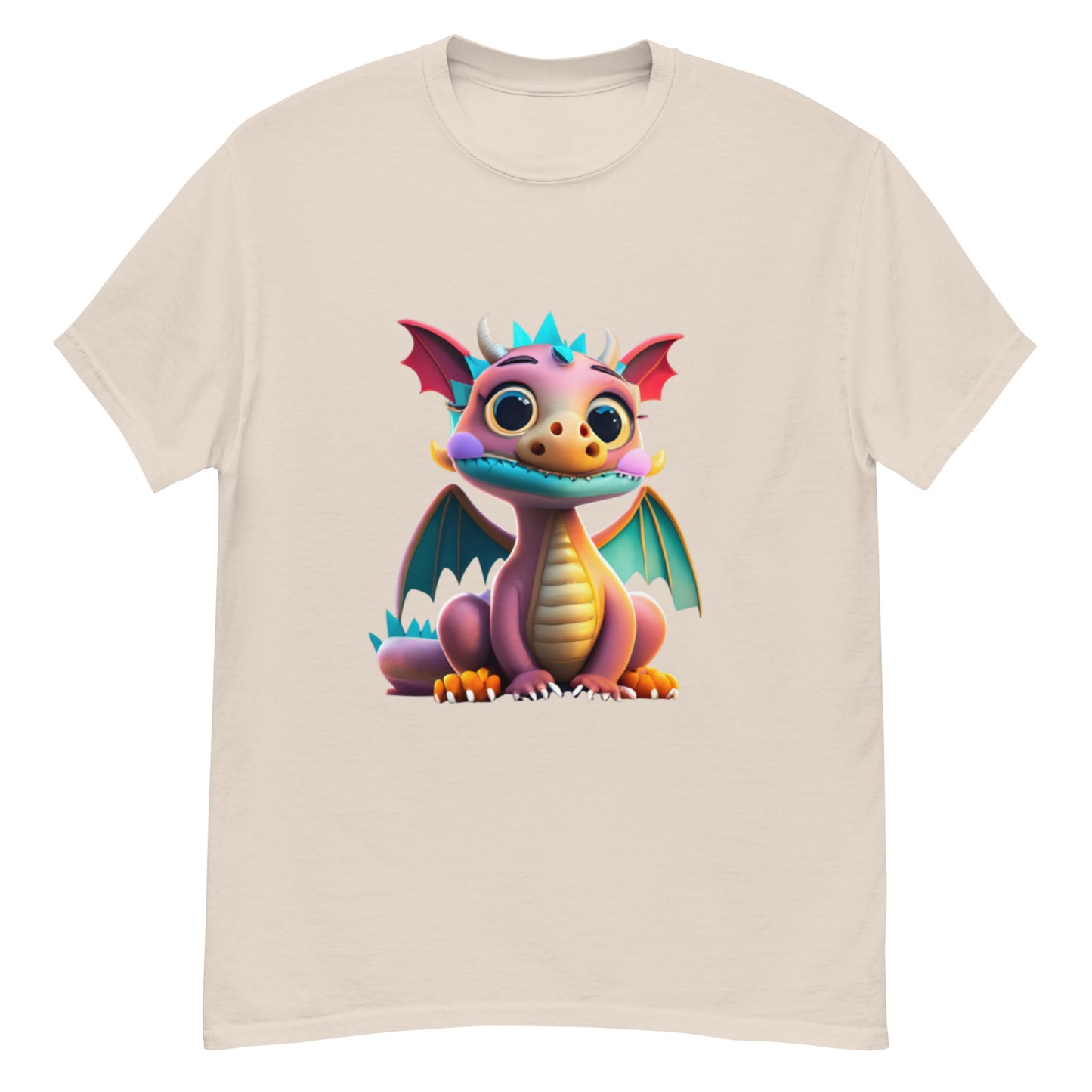 Rosa Drak-T-shirt