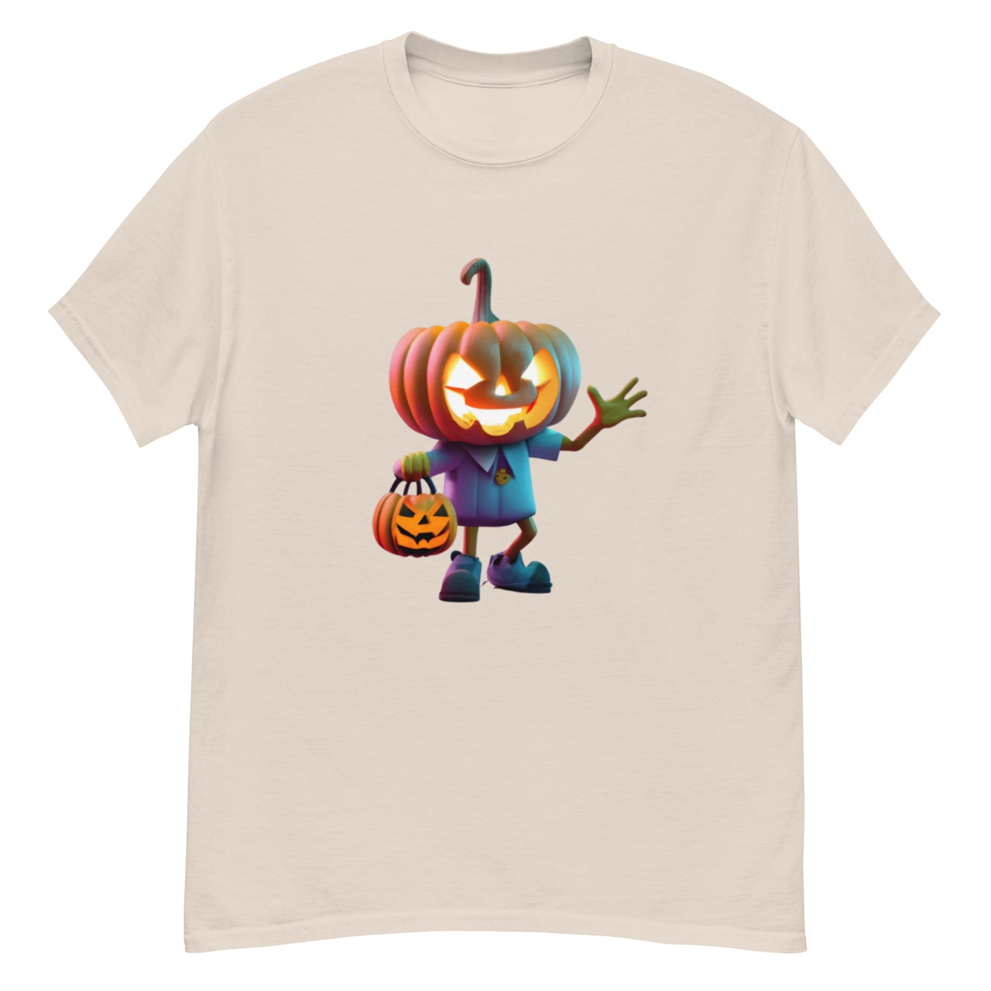 Stilren Halloween T-shirt med Halloween Gubbe