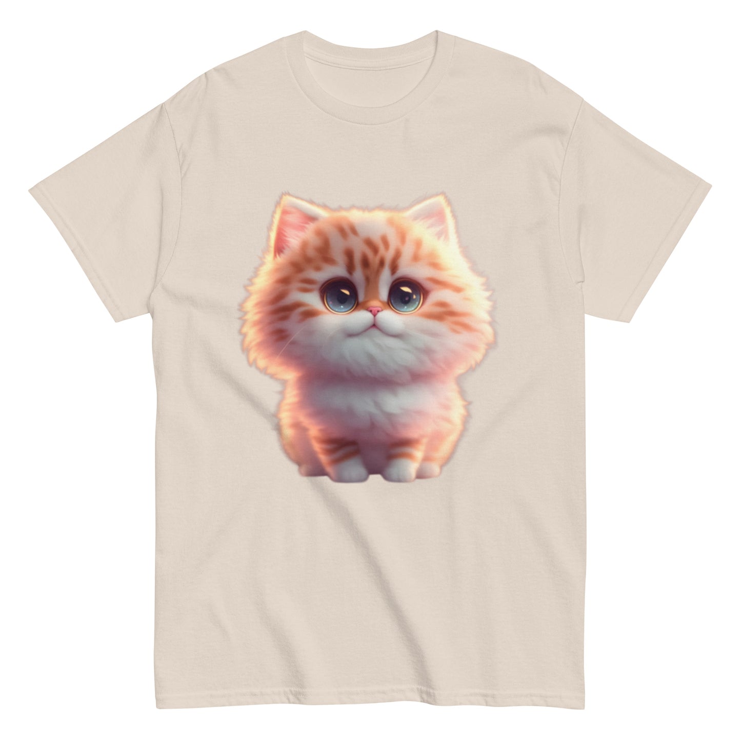 T-shirt with Animated Cat