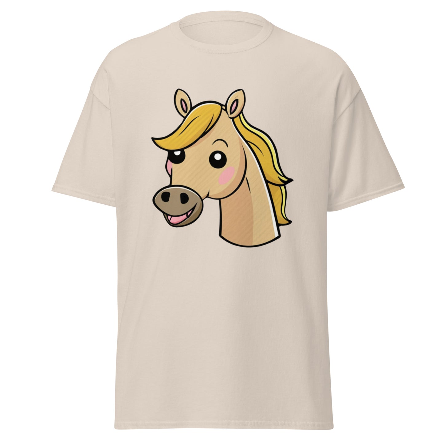 Elegant T-shirt with horse motif