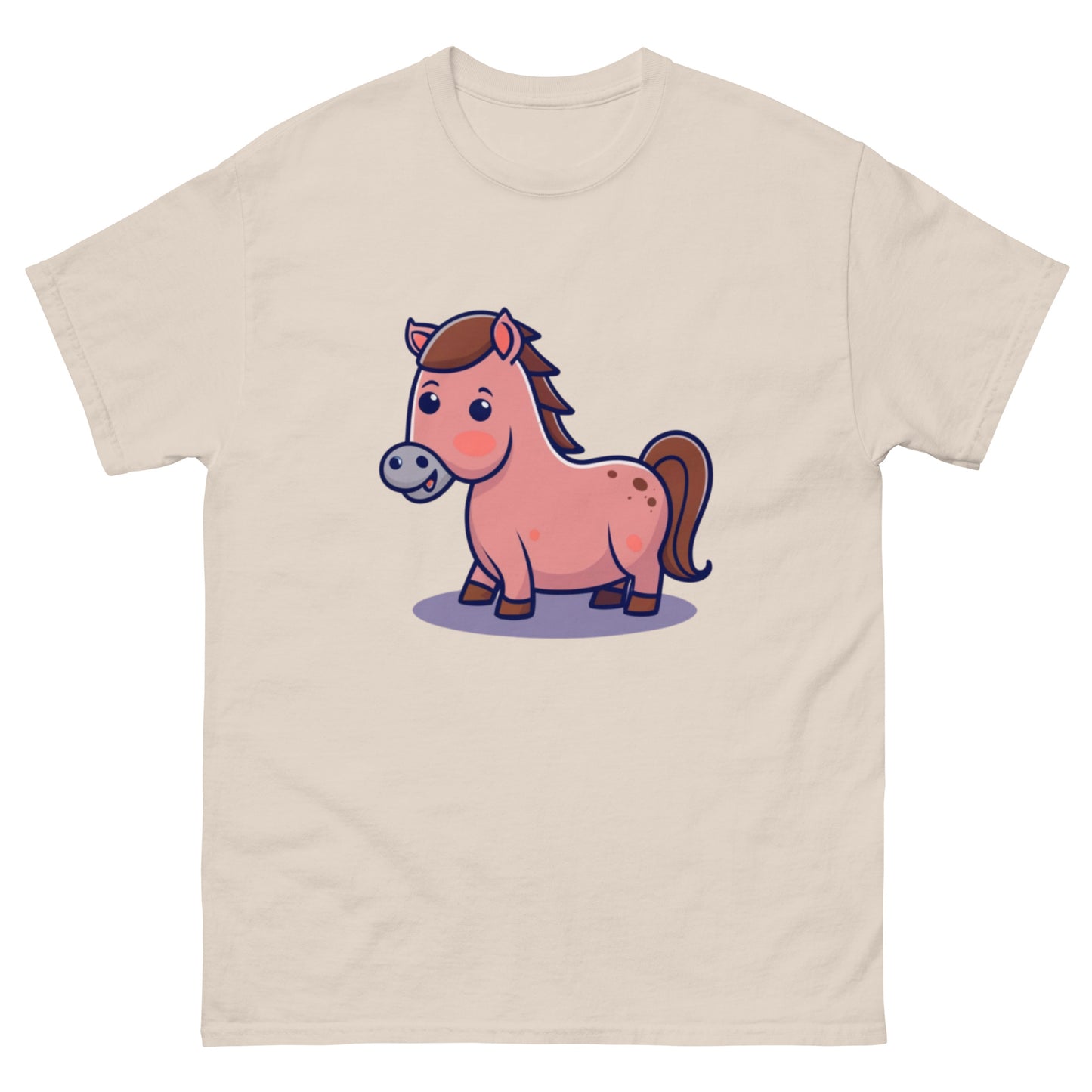 Stylish T-shirt with horse motif