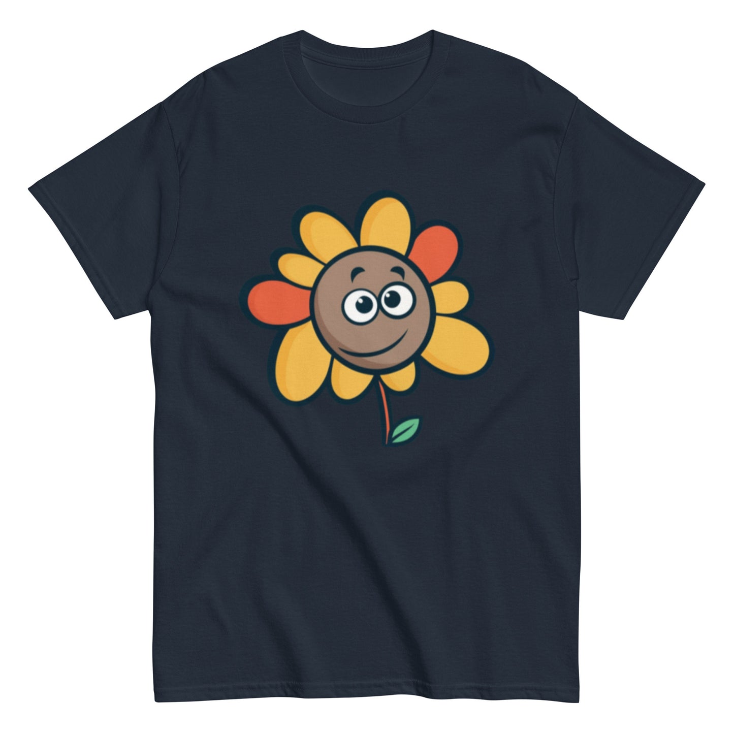 Colorful Animated Flower T-Shirt | Playful and Unique Design