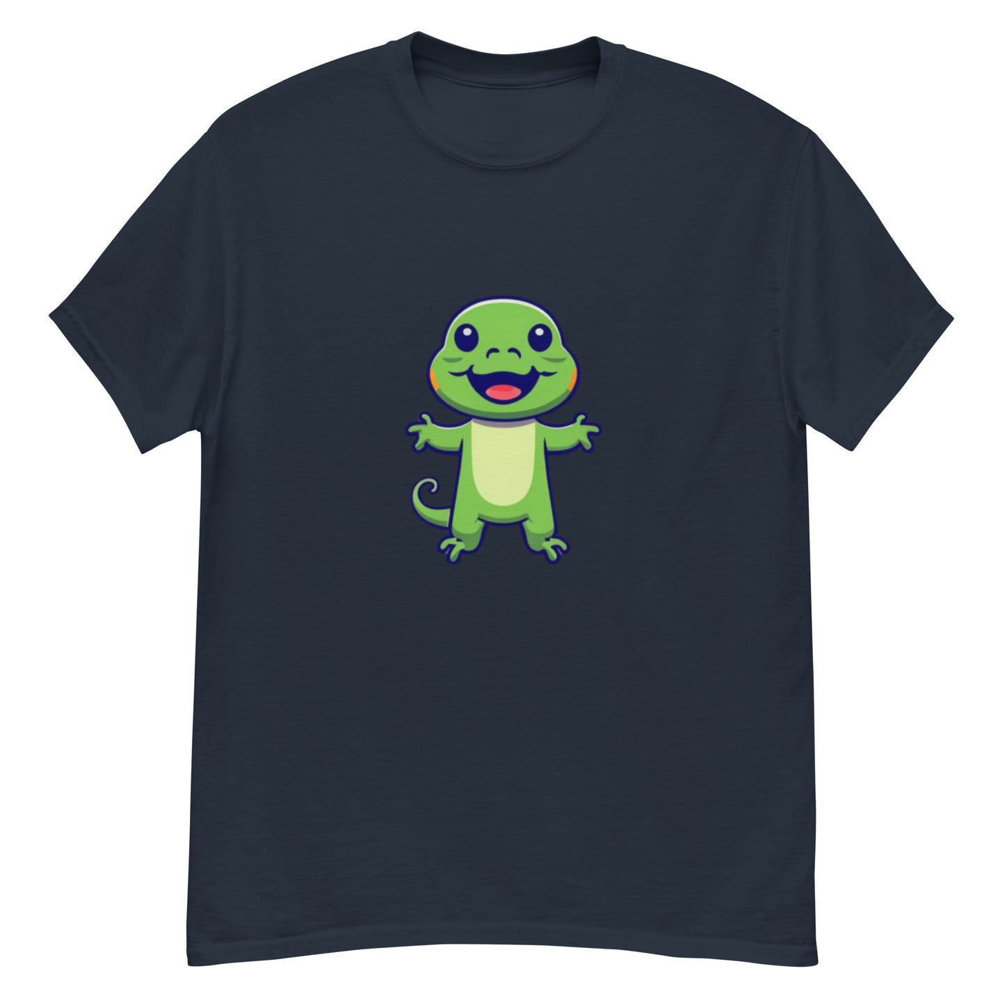 Green Little Lizard T-shirt | Unique animal design