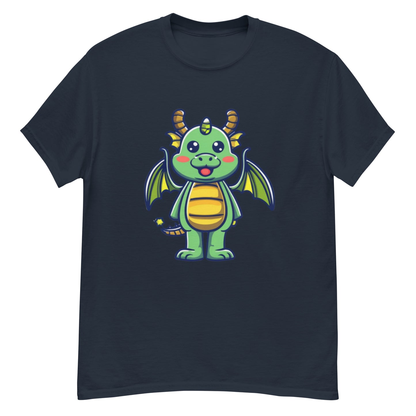 T-shirt Dragon with three horns | Playful and Unique Design