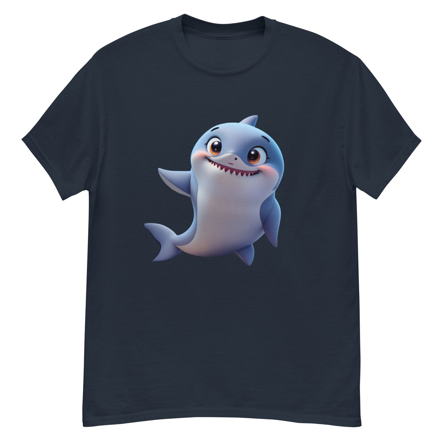 Animated Shark T-shirt in Cotton - Uniquely Designed