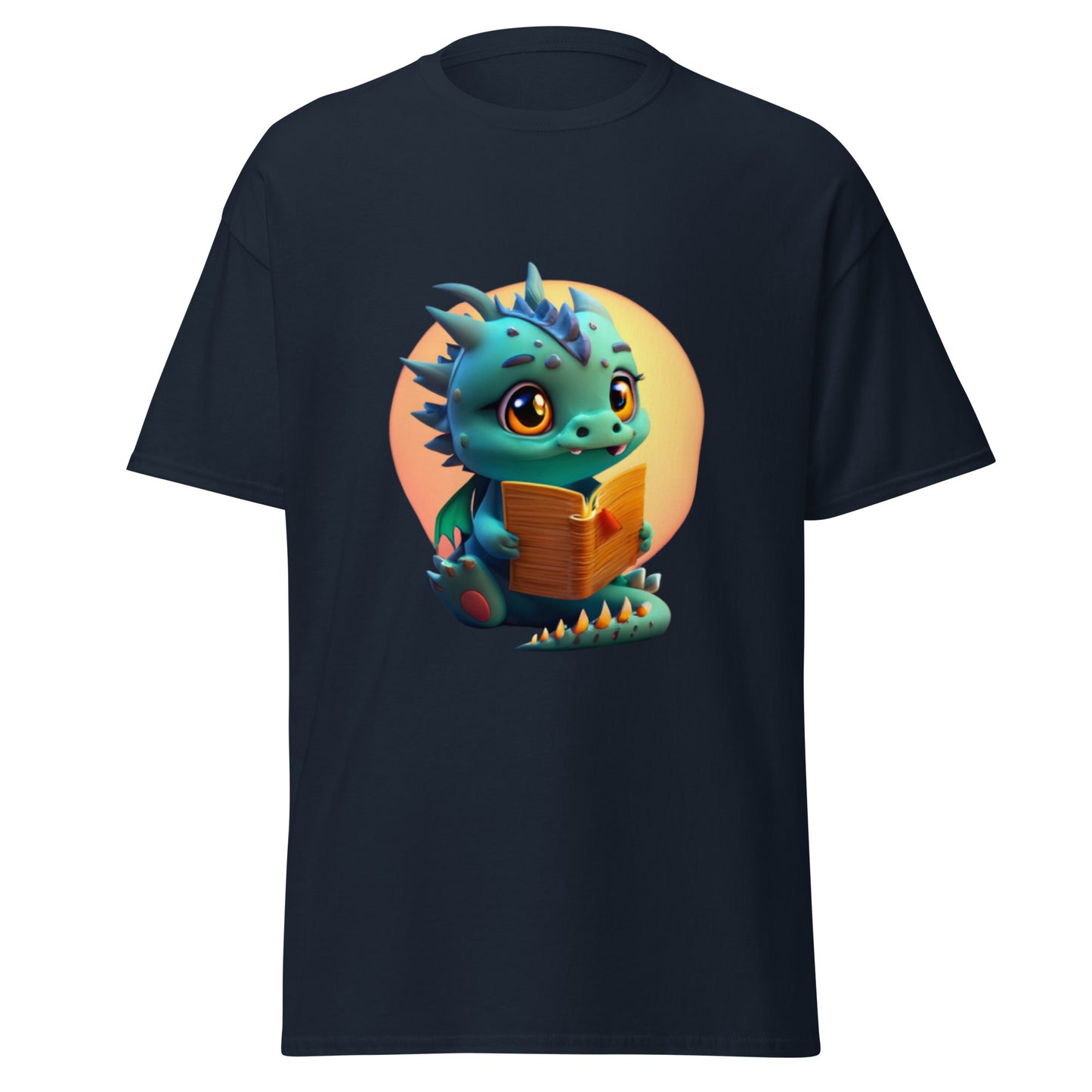 T-shirt Dragon with Book