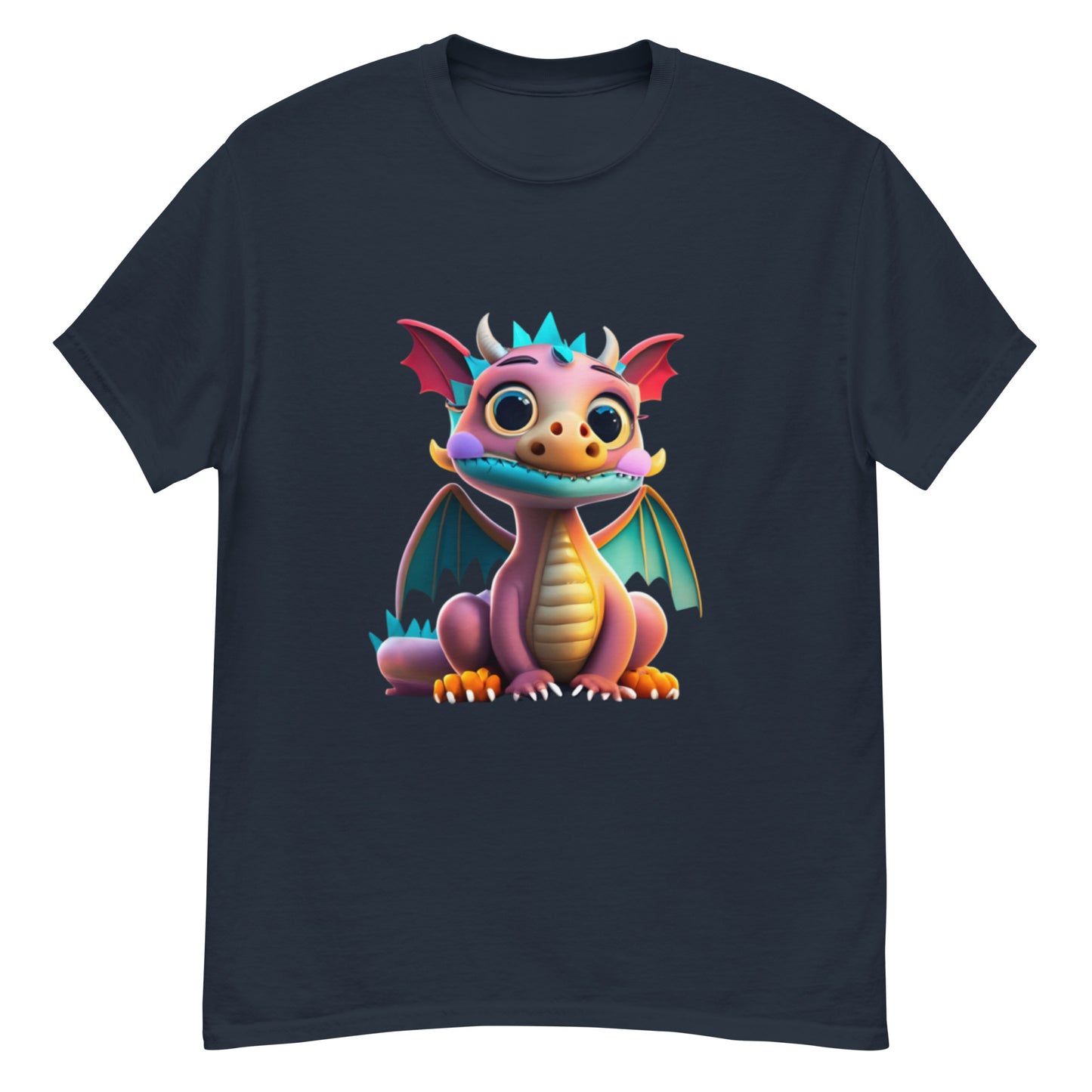 Rosa Drak-T-shirt