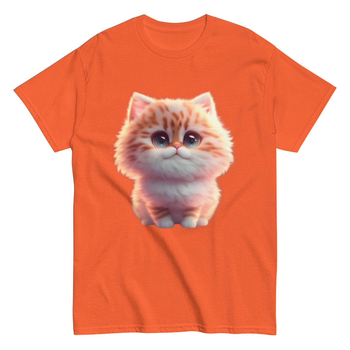 T-shirt with Animated Cat