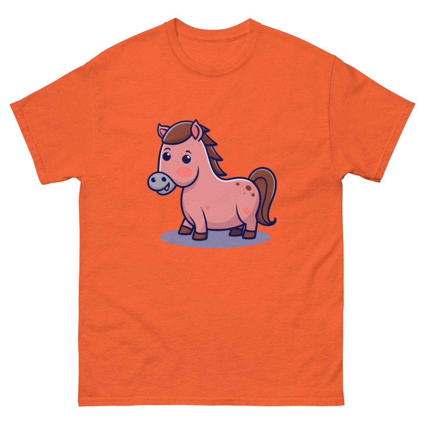 Stylish T-shirt with horse motif
