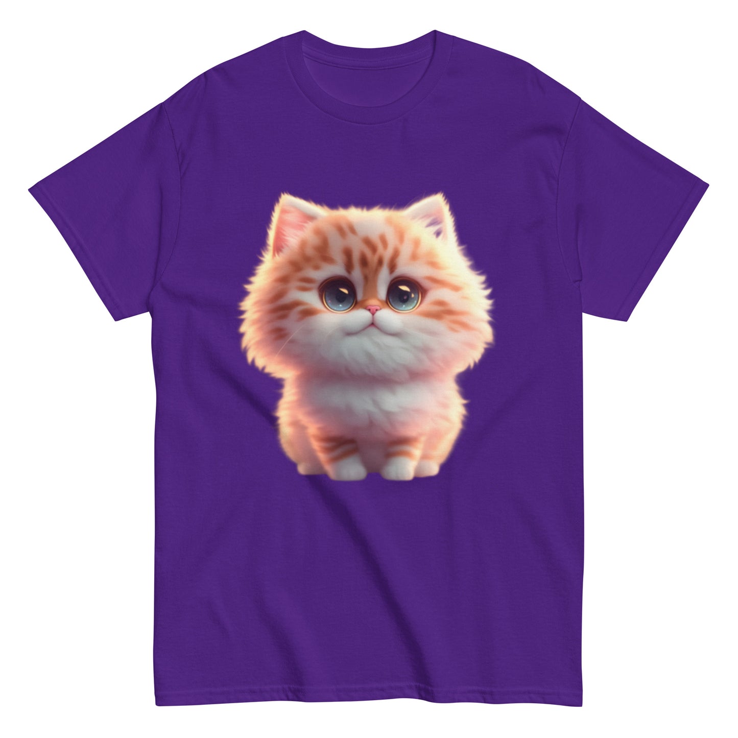 T-shirt with Animated Cat
