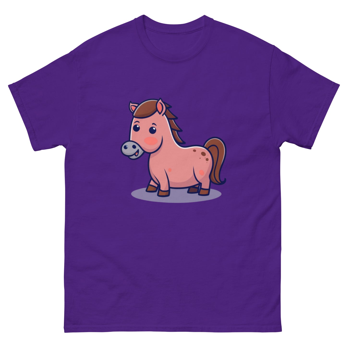 Stylish T-shirt with horse motif