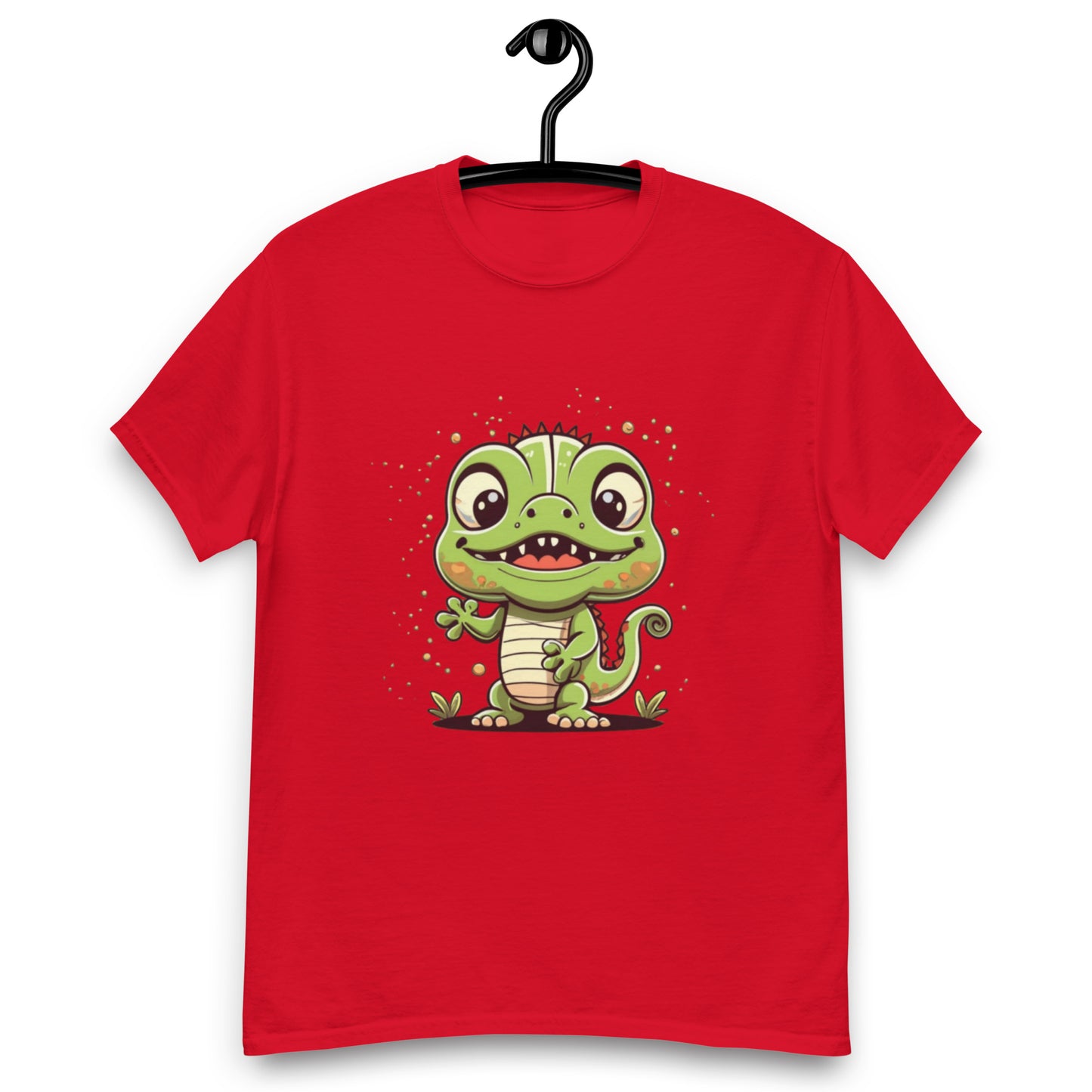 Vibrant Green Lizard T-Shirt | Unique animal design