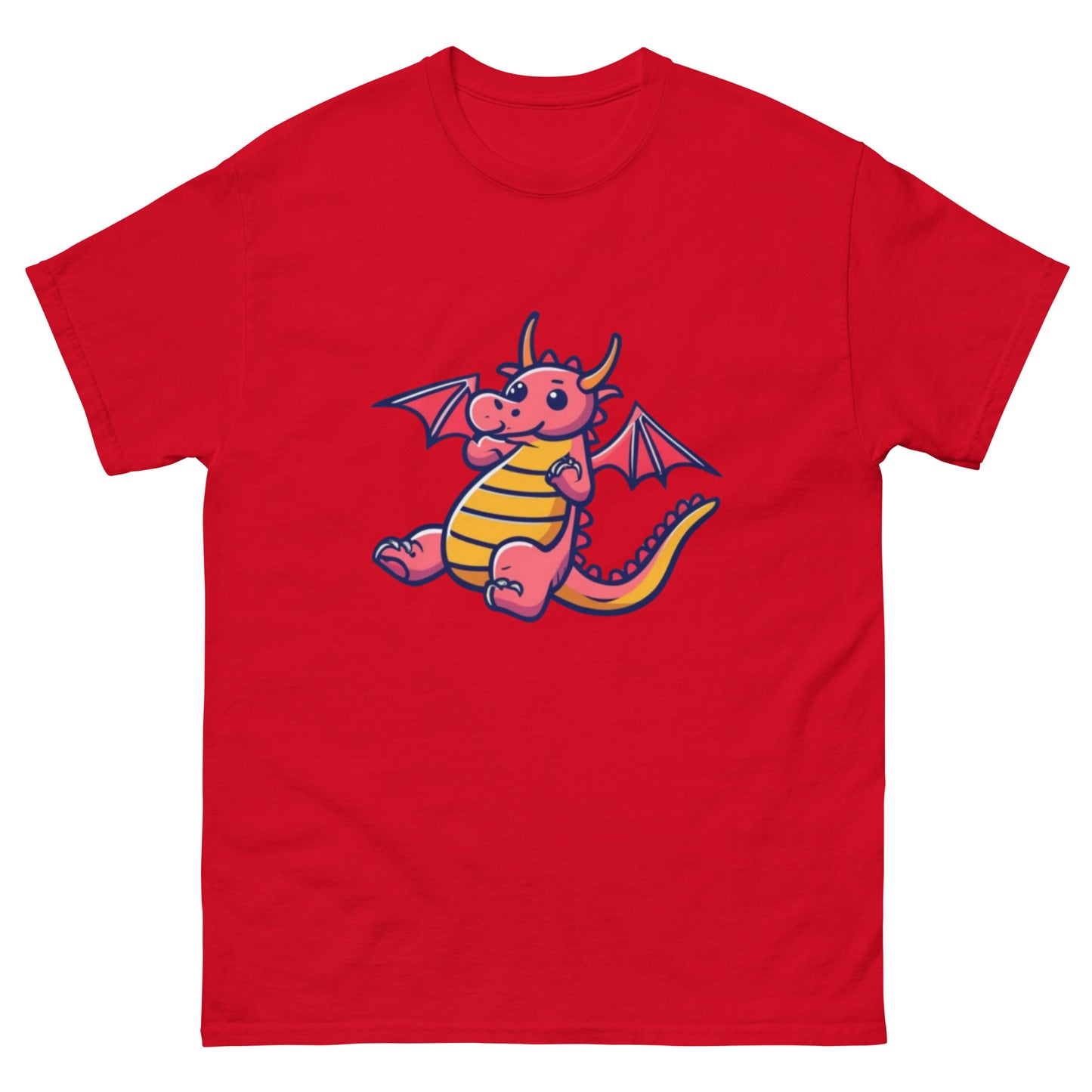 Gullig Tecknad Drake T-shirt