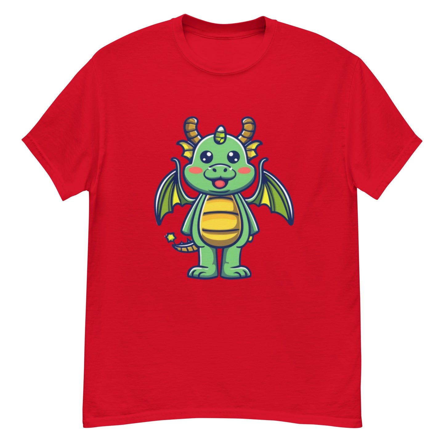 T-shirt Dragon with three horns | Playful and Unique Design