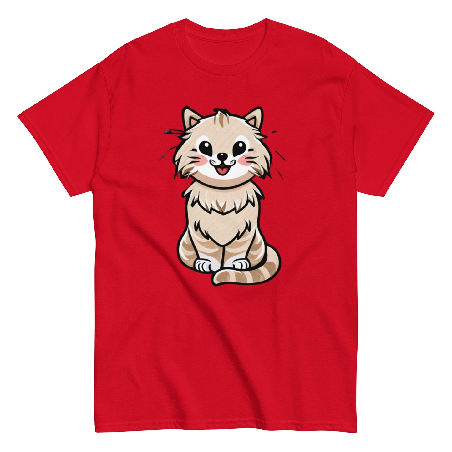 Capture the Charm with Our Adorable Cartoon Gray Cat T-Shirt!