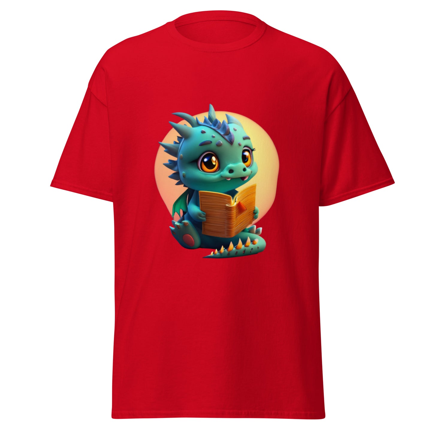 T-shirt Dragon with Book