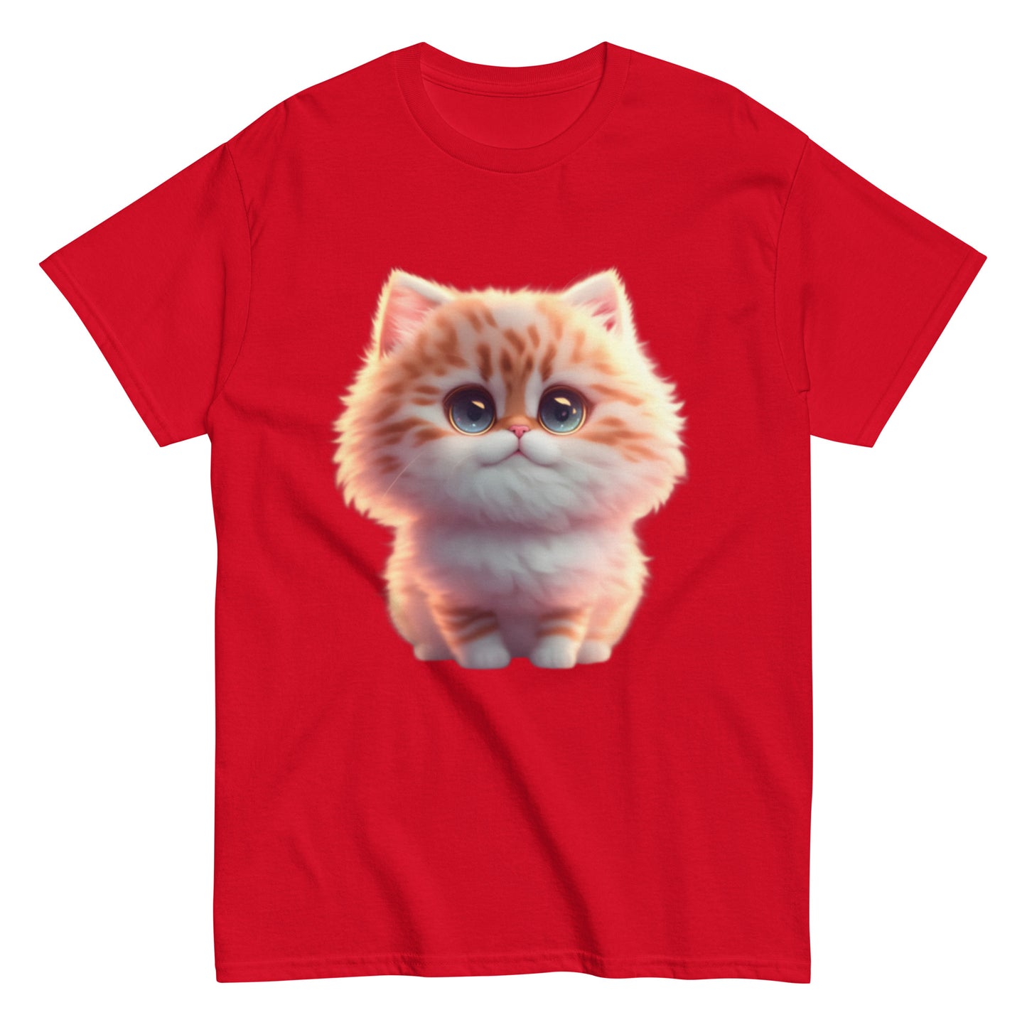 T-shirt with Animated Cat