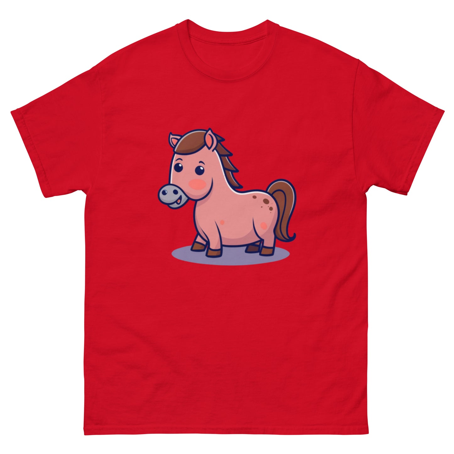 Stylish T-shirt with horse motif