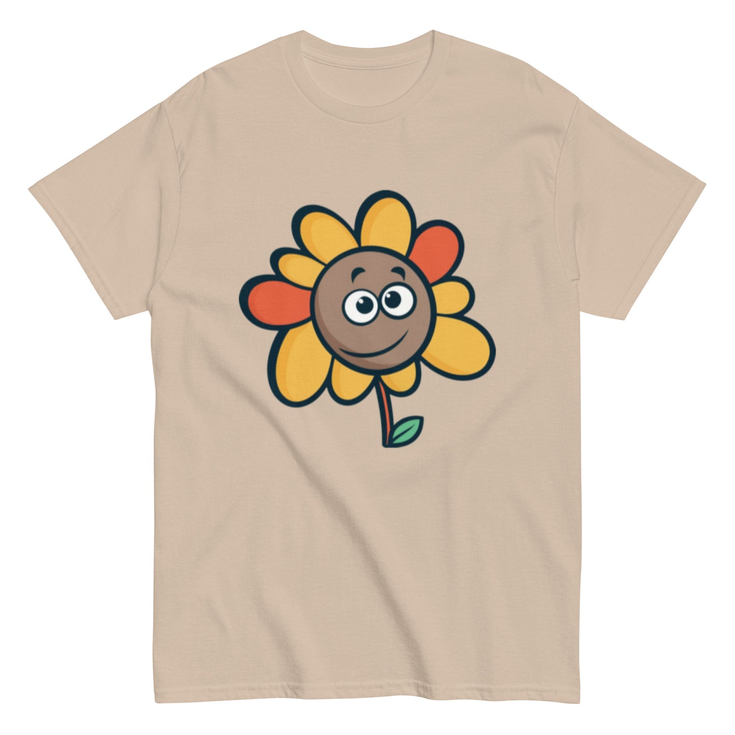 Colorful Animated Flower T-Shirt | Playful and Unique Design