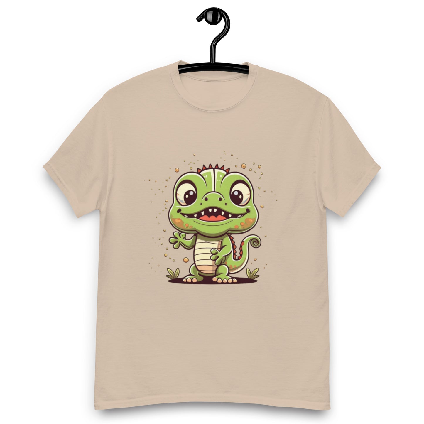 Vibrant Green Lizard T-Shirt | Unique animal design