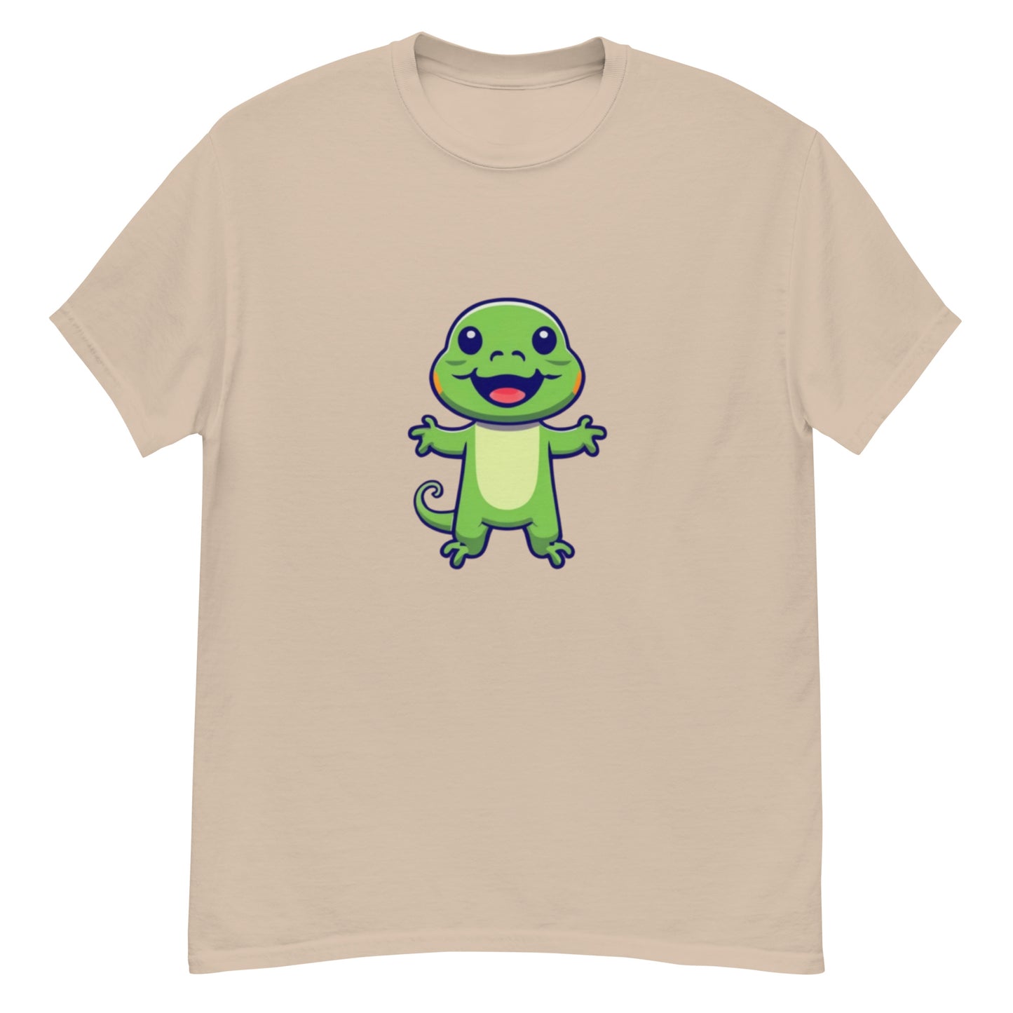 Green Little Lizard T-shirt | Unique animal design