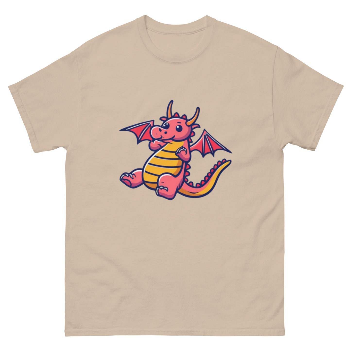 Gullig Tecknad Drake T-shirt