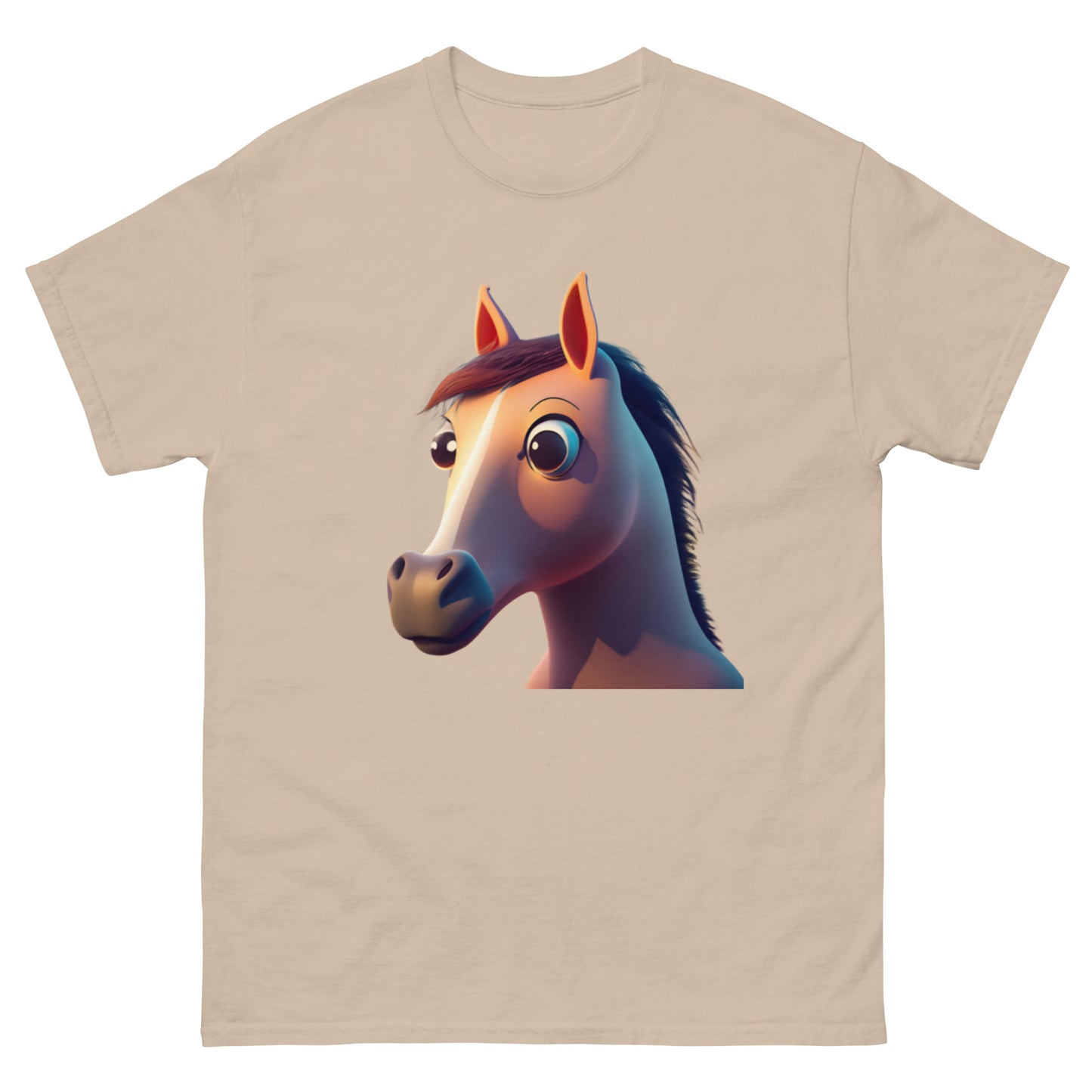 Realistic Horse T-shirt for Style and Charm!