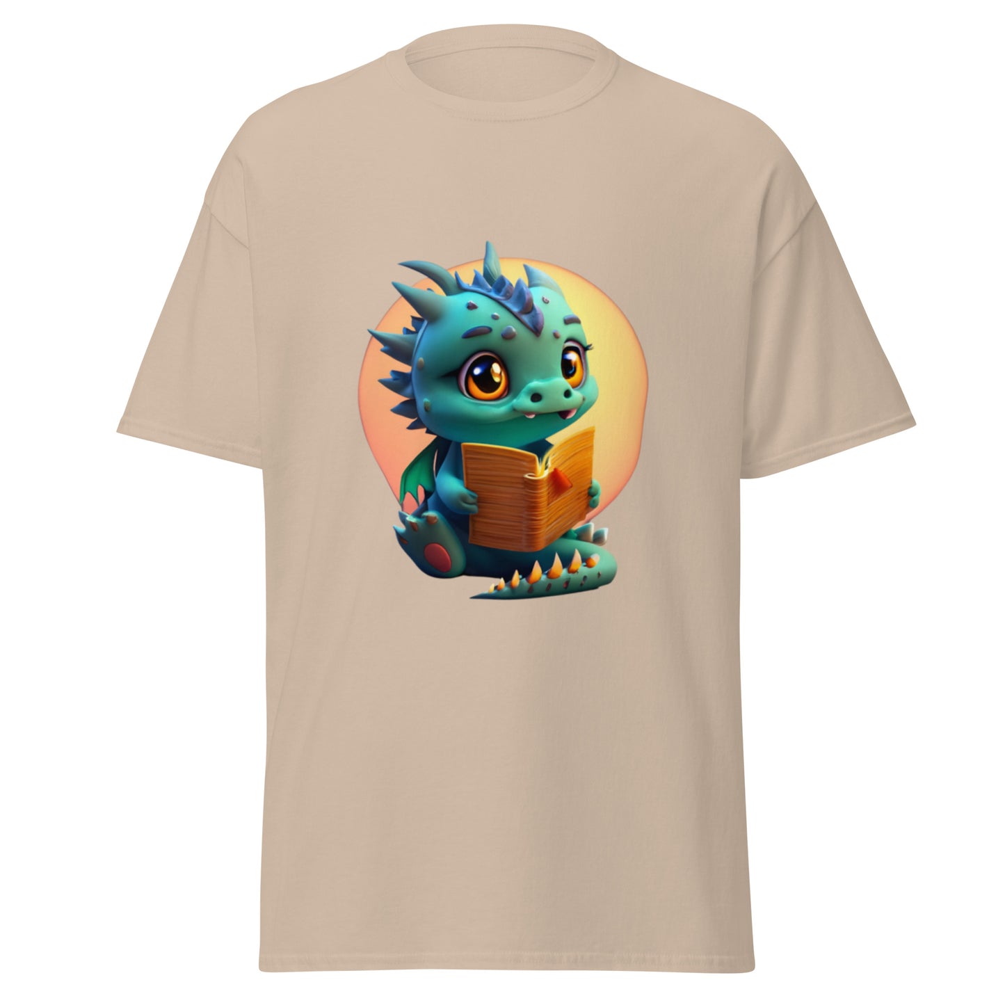 T-shirt Dragon with Book