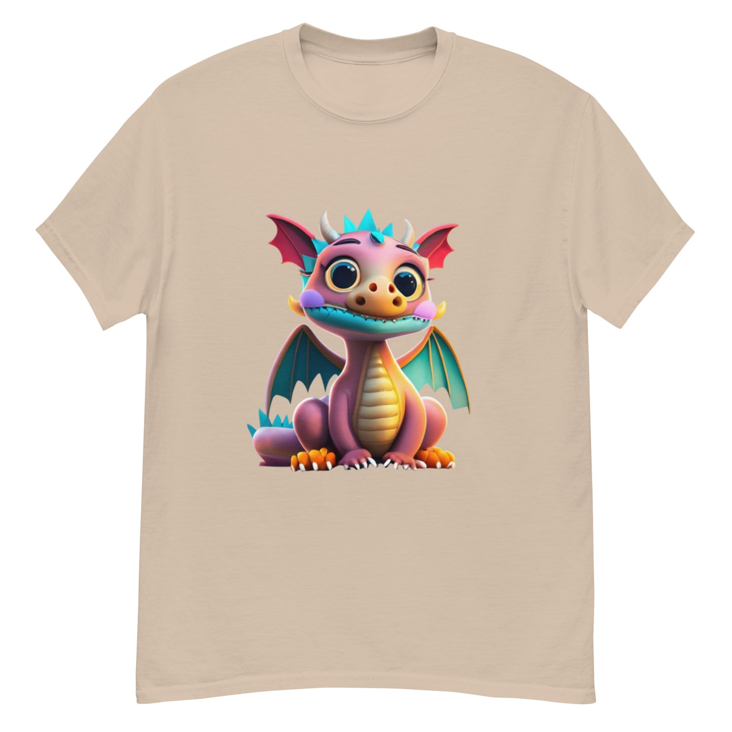 Rosa Drak-T-shirt