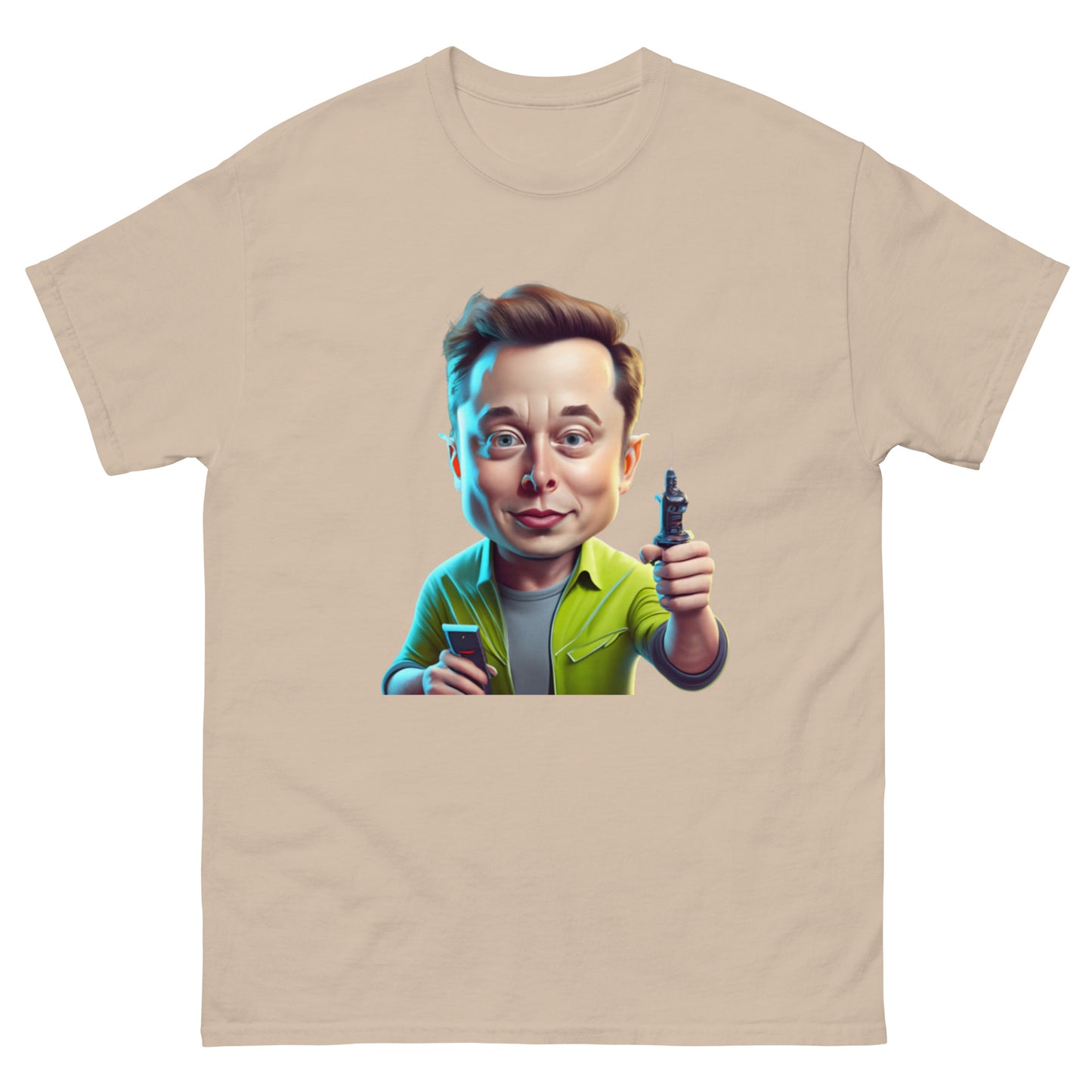 Cool Elon Musk T-Shirt - Funny Animated Design |
