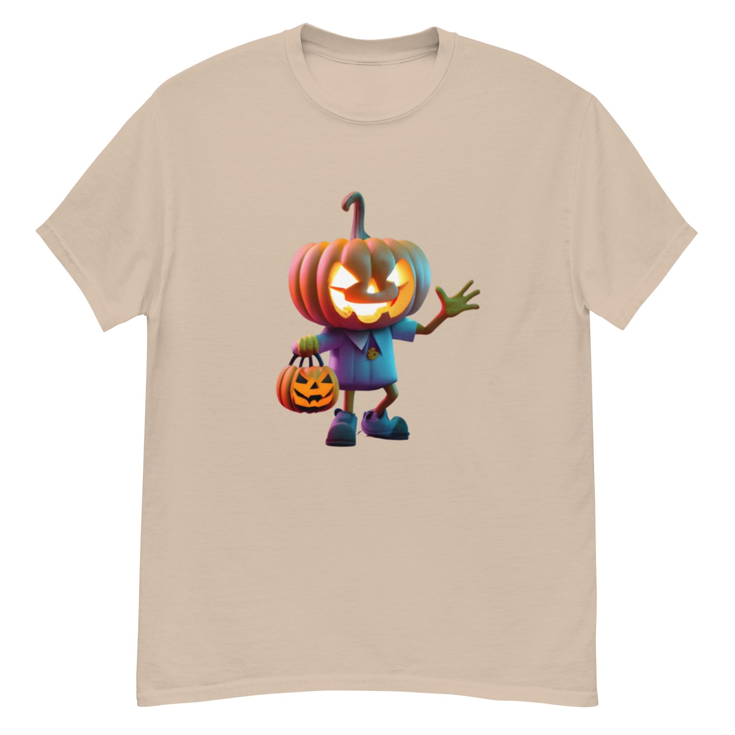 Stilren Halloween T-shirt med Halloween Gubbe