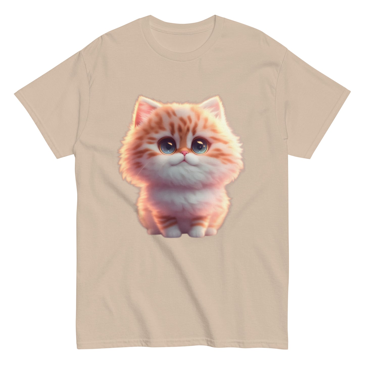T-shirt with Animated Cat