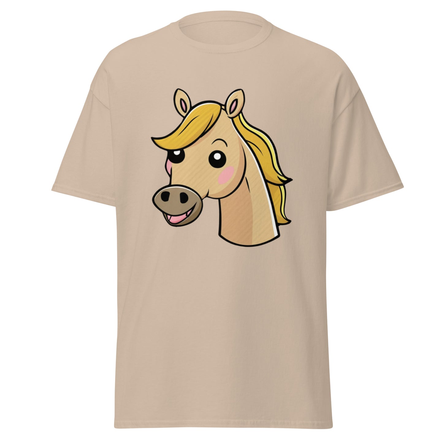 Elegant T-shirt with horse motif