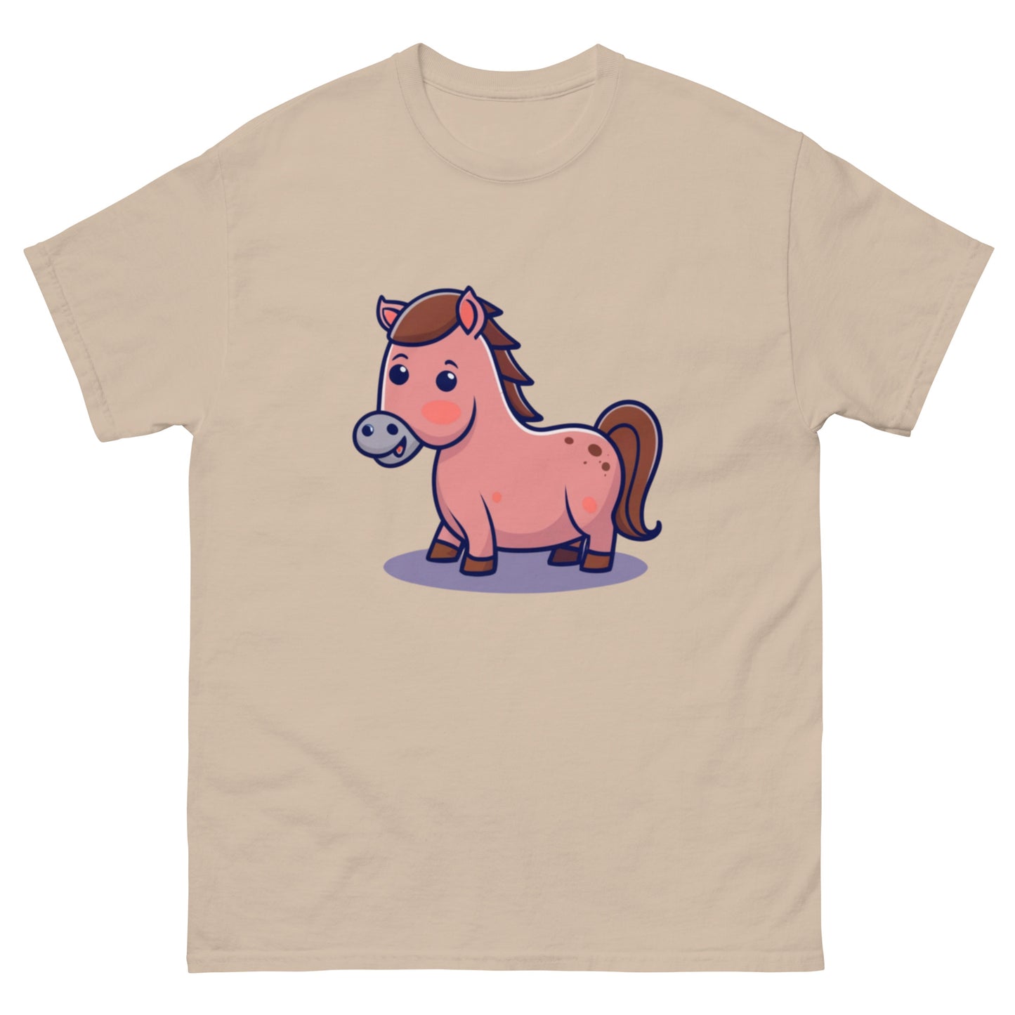 Stylish T-shirt with horse motif