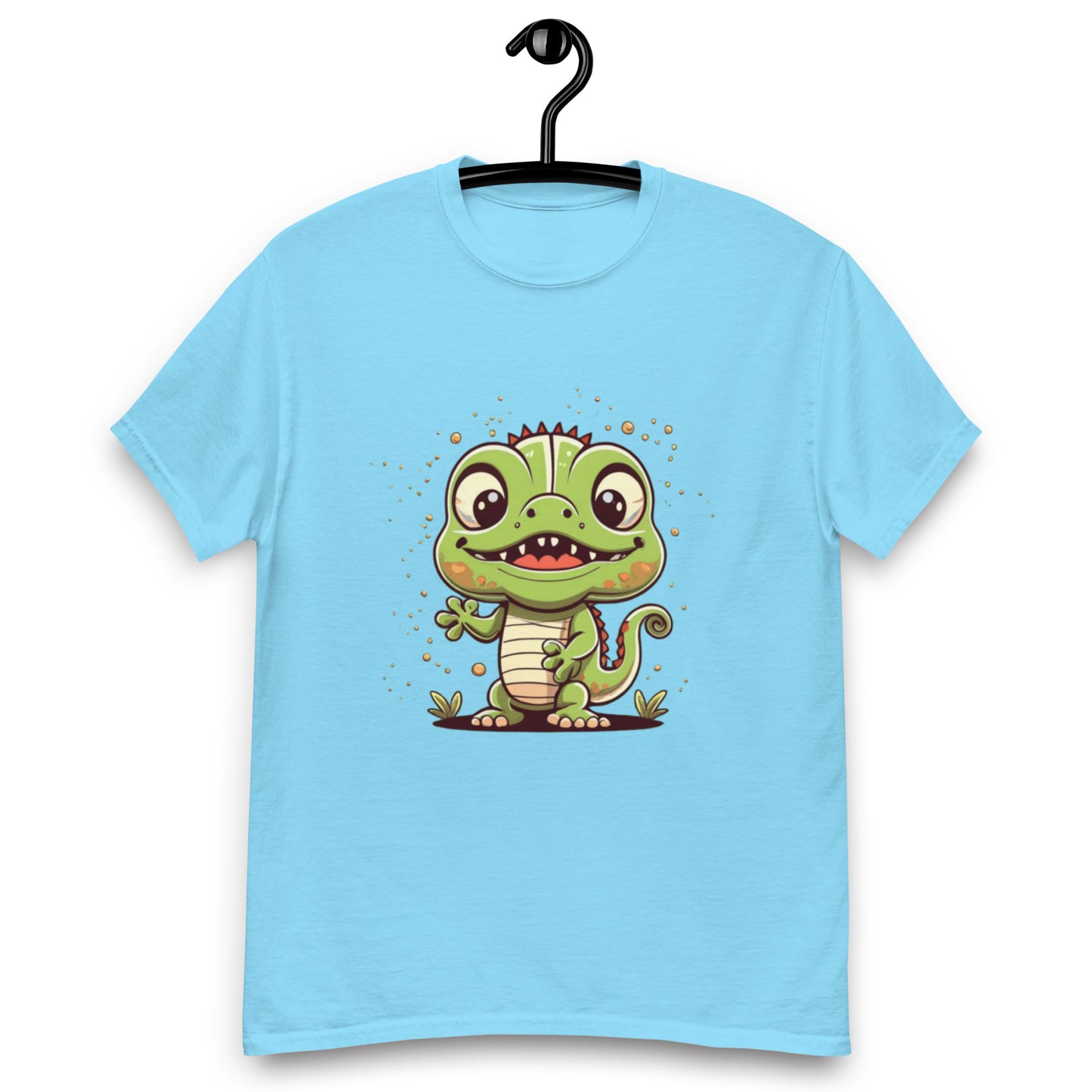 Vibrant Green Lizard T-Shirt | Unique animal design