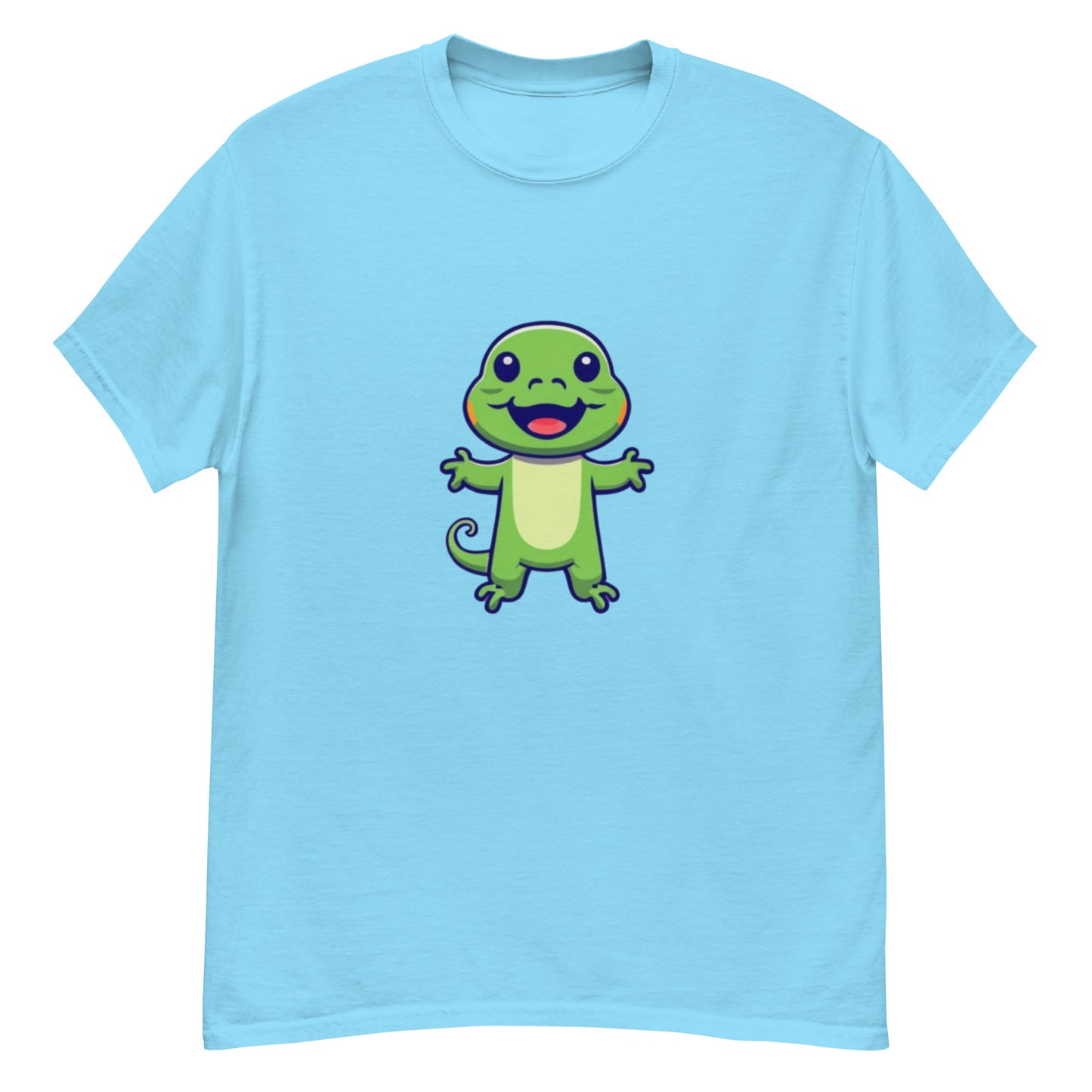 Green Little Lizard T-shirt | Unique animal design