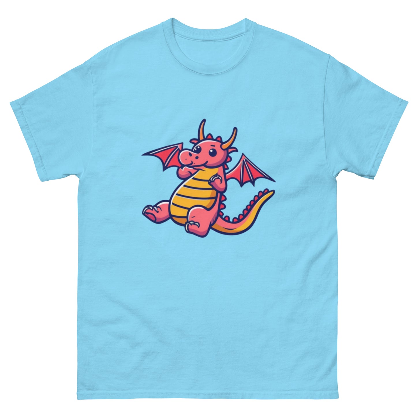 Gullig Tecknad Drake T-shirt